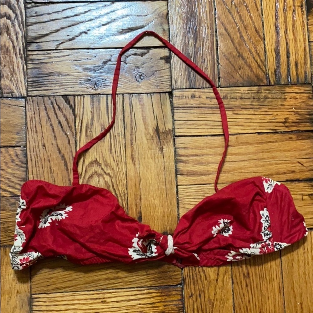 Polo Ralph Lauren red bikini top size: 8